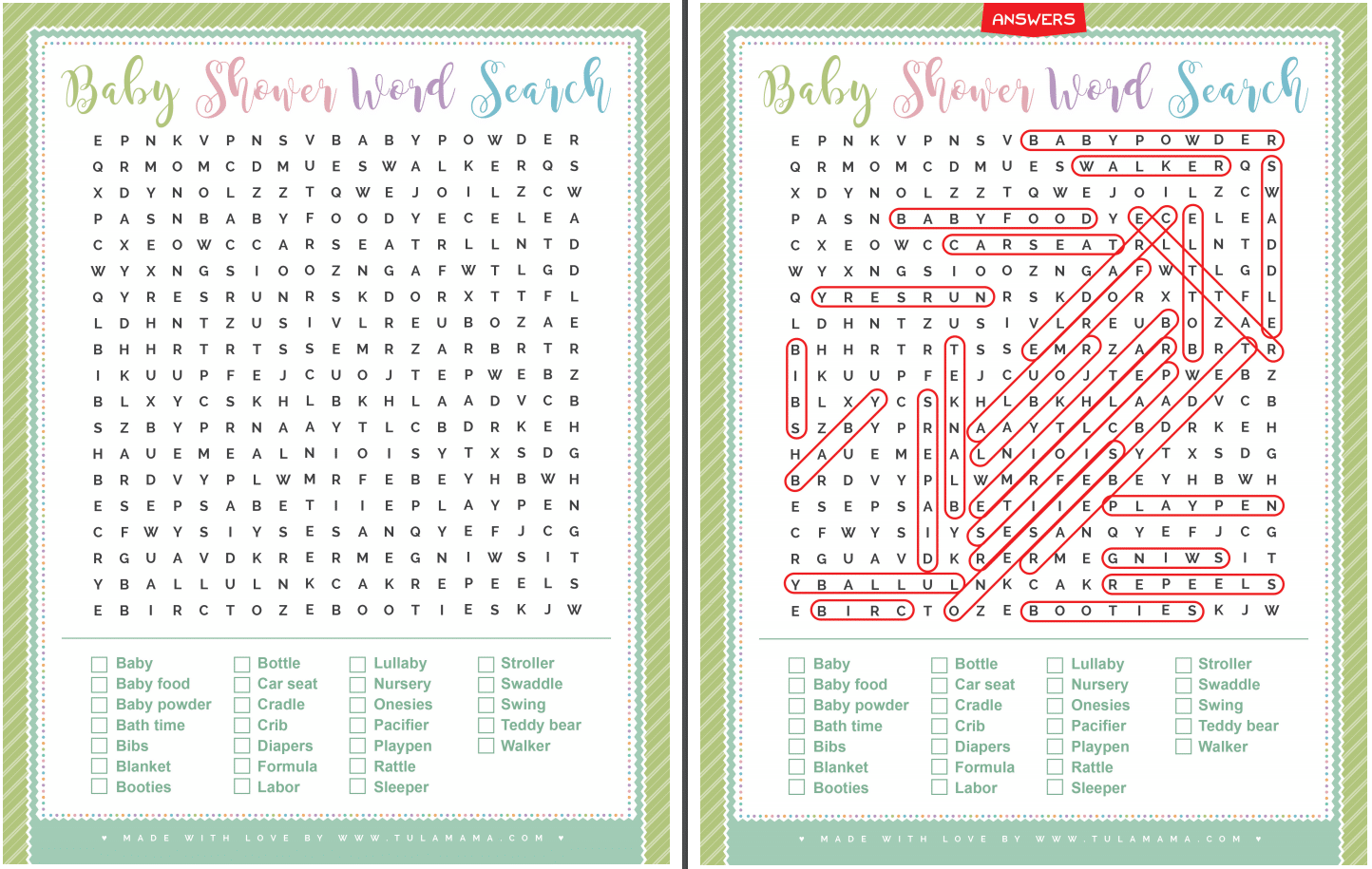 New Mom Approved Cute Free Printable Baby Shower Games