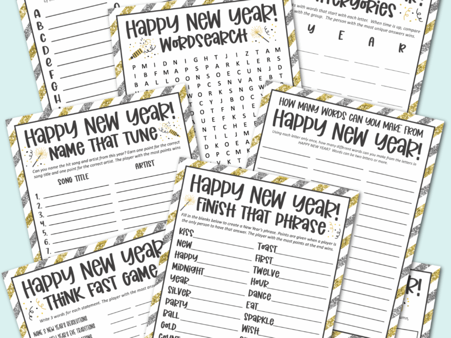 New Year s Game Pack Kara Creates