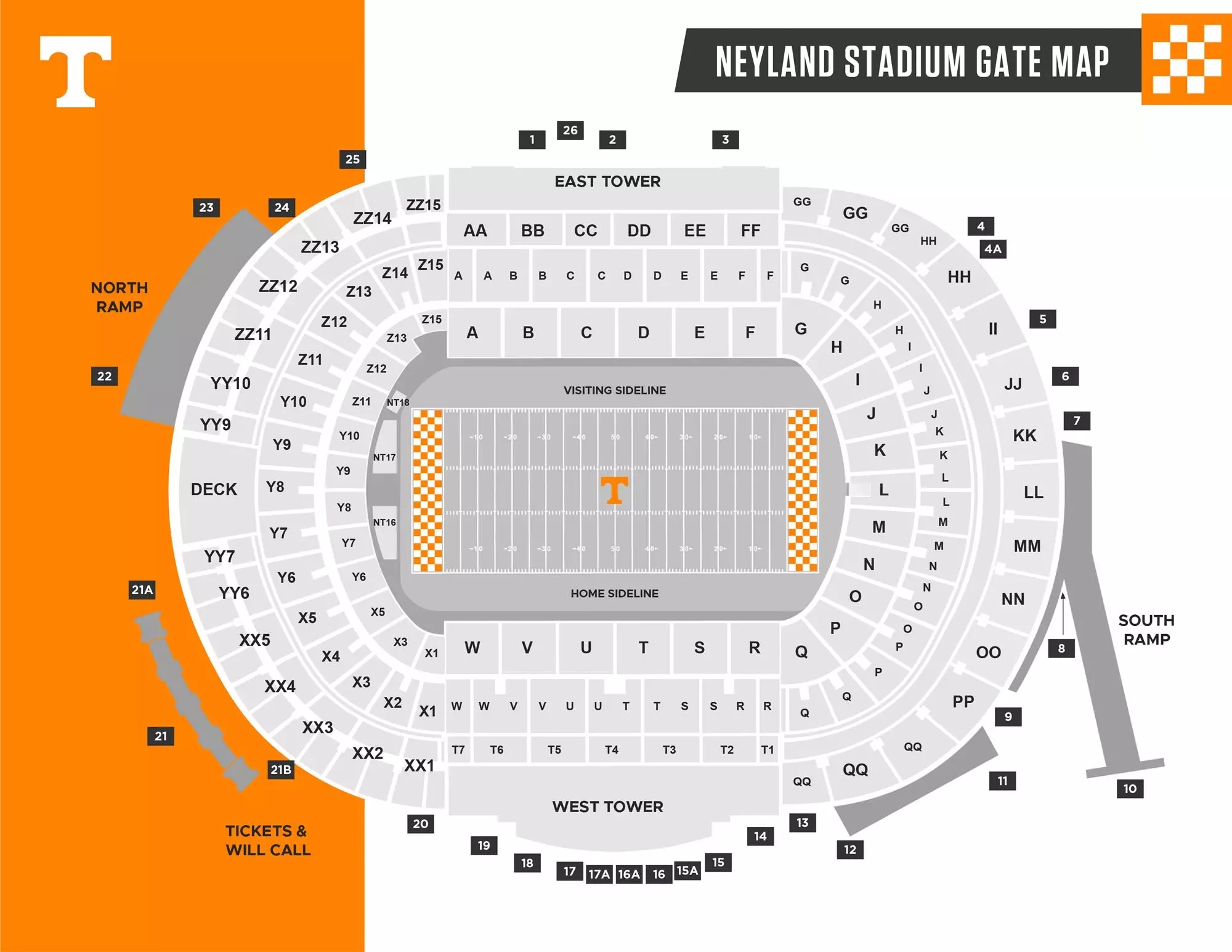 Neyland Stadium Facilities University Of Tennessee Athletics