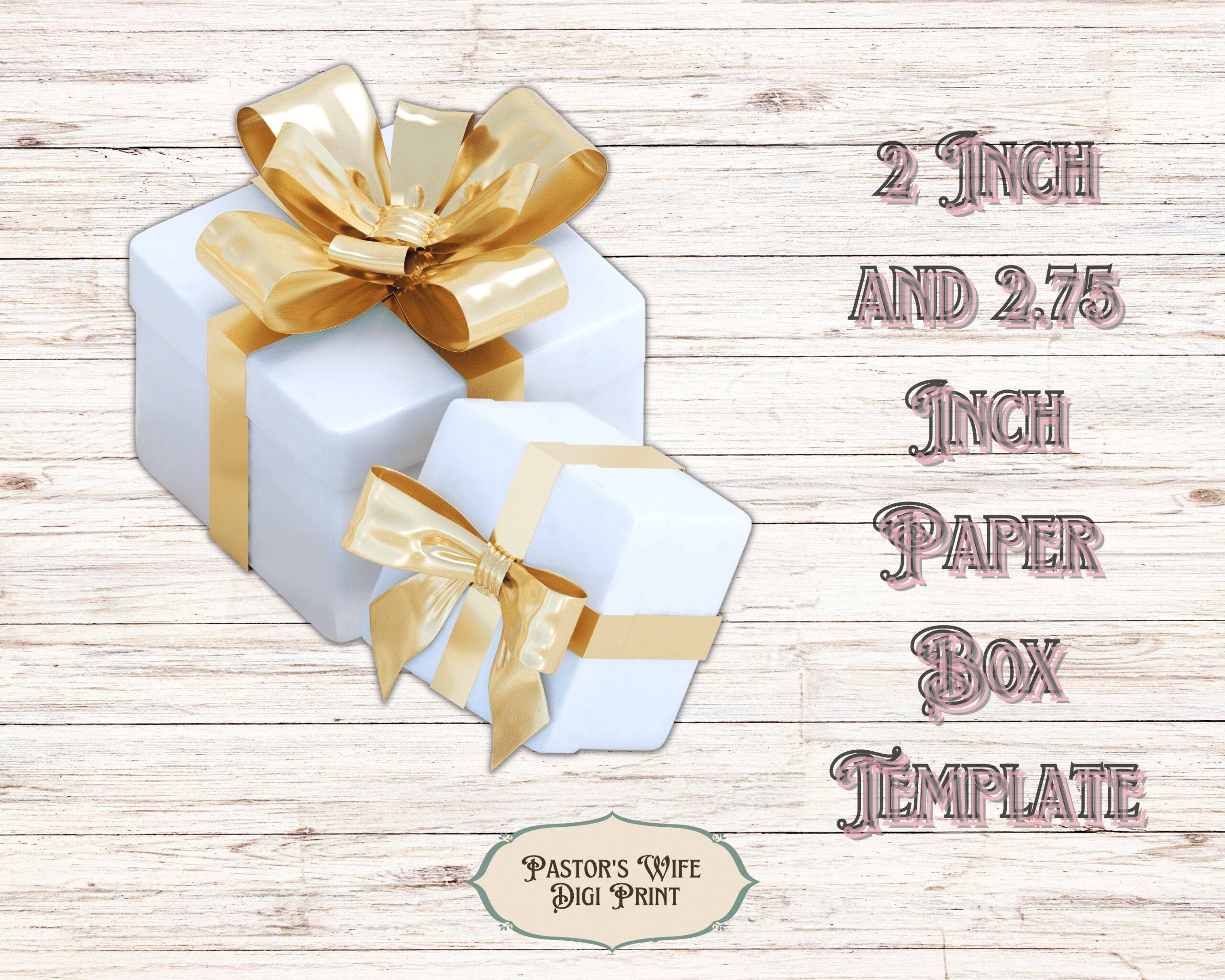 Paper Box Template 2 Inch And 2 75 Inch Paper Box Template Paper Box Template Box Template Printable Box Template Ring Box Etsy Australia