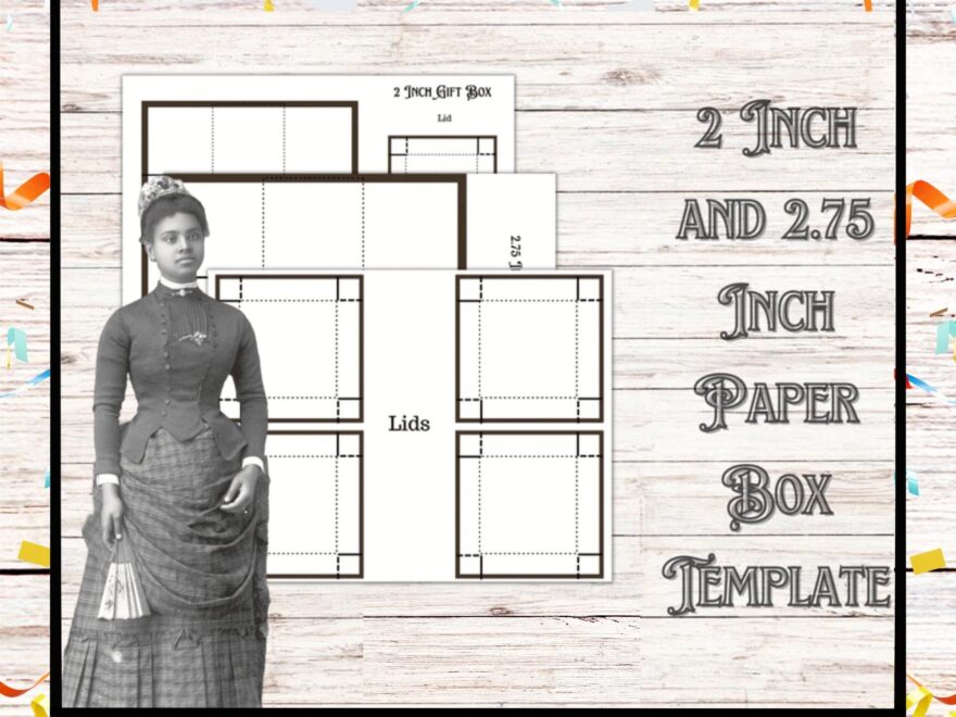 Paper Box Template 2 Inch And 2 75 Inch Paper Box Template Paper Box Template Box Template Printable Box Template Ring Box Etsy Australia