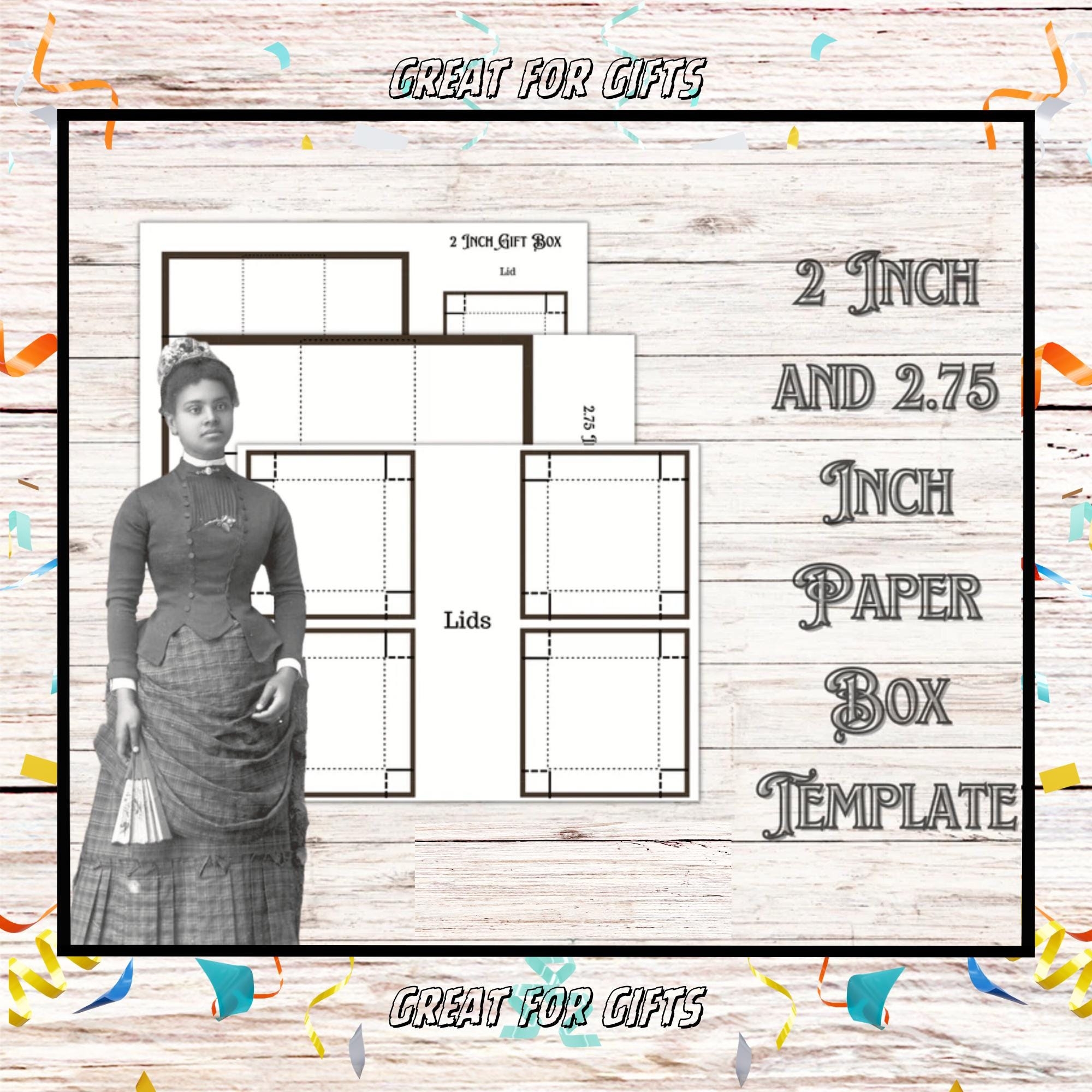 Paper Box Template 2 Inch And 2 75 Inch Paper Box Template Paper Box Template Box Template Printable Box Template Ring Box Etsy Australia