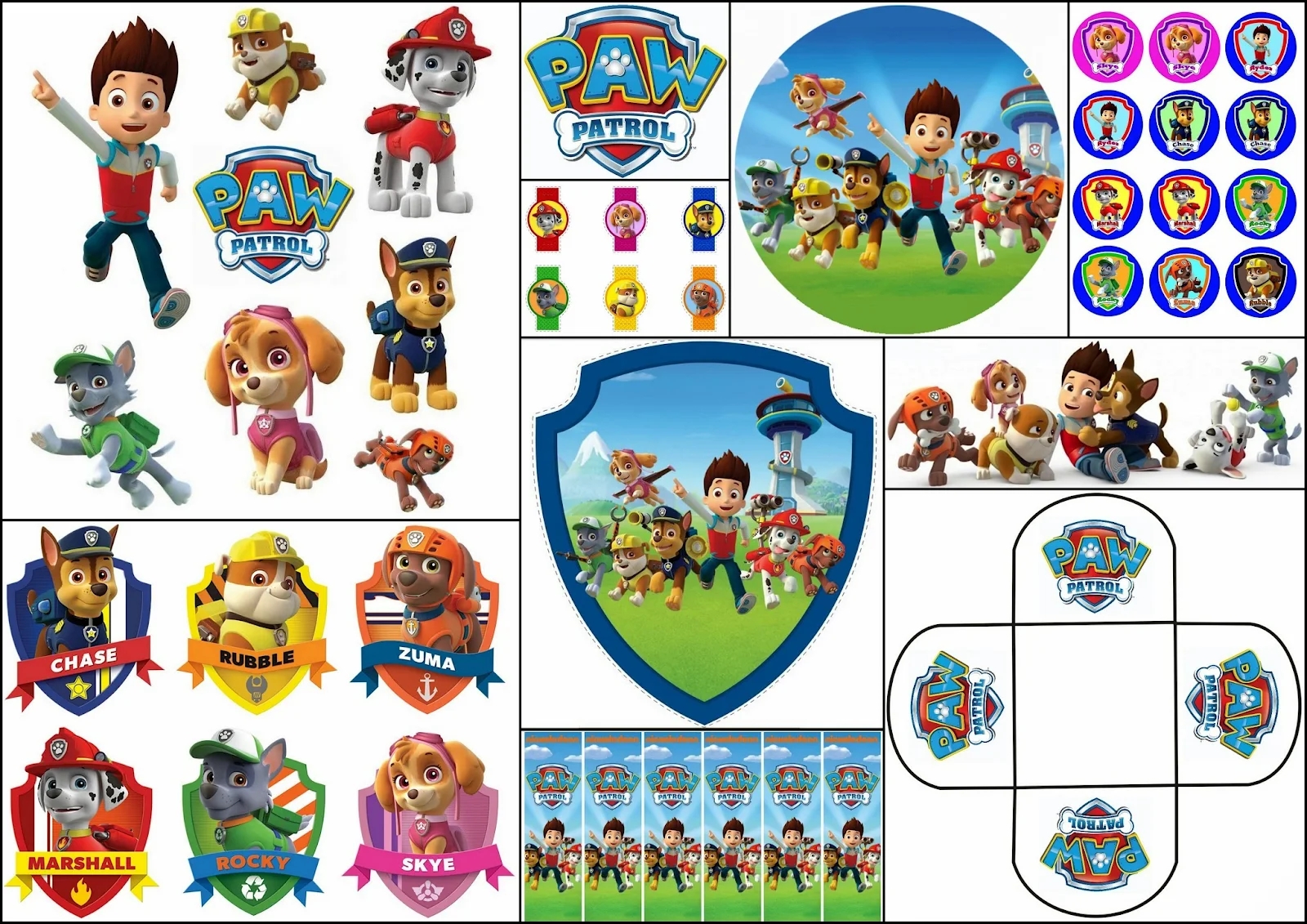 Paw Patrol Free Birthday Party Printables