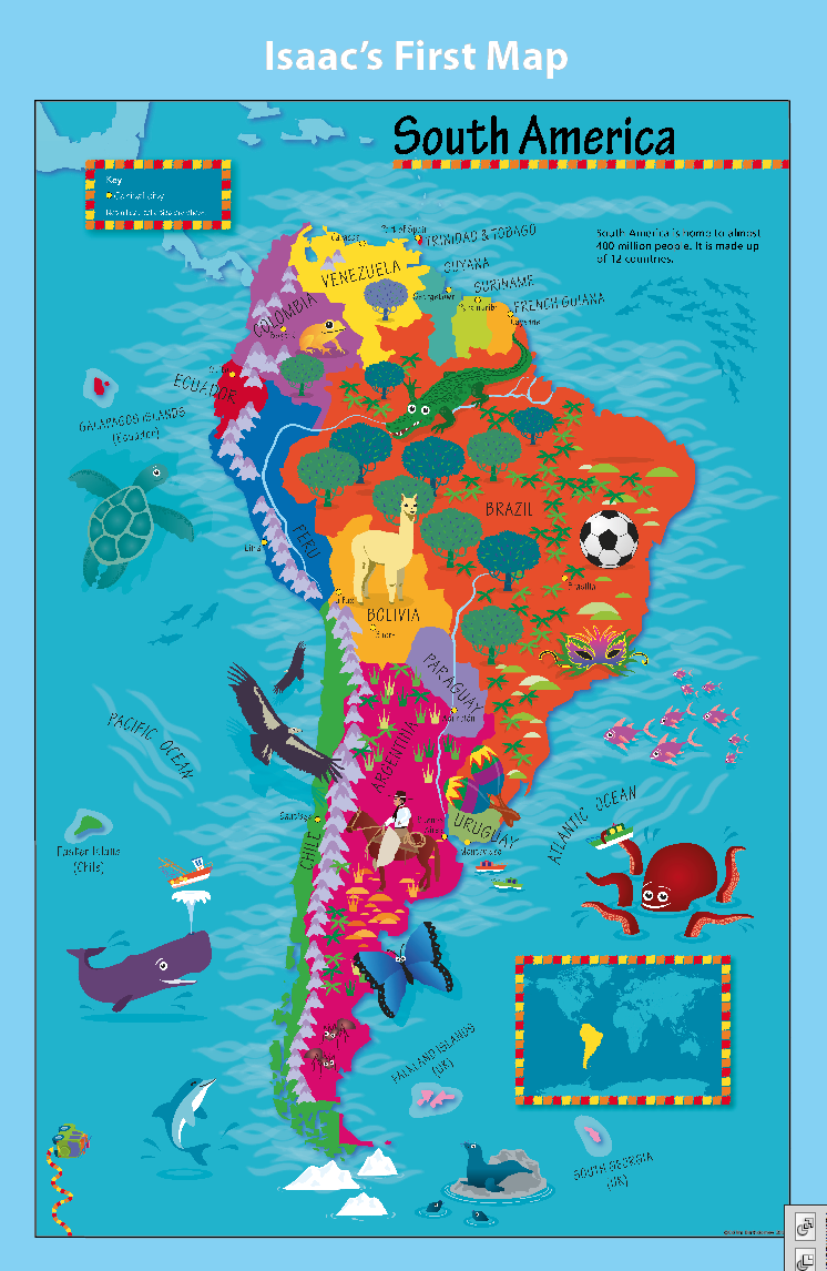 Printable Map Of Brazil For Kids