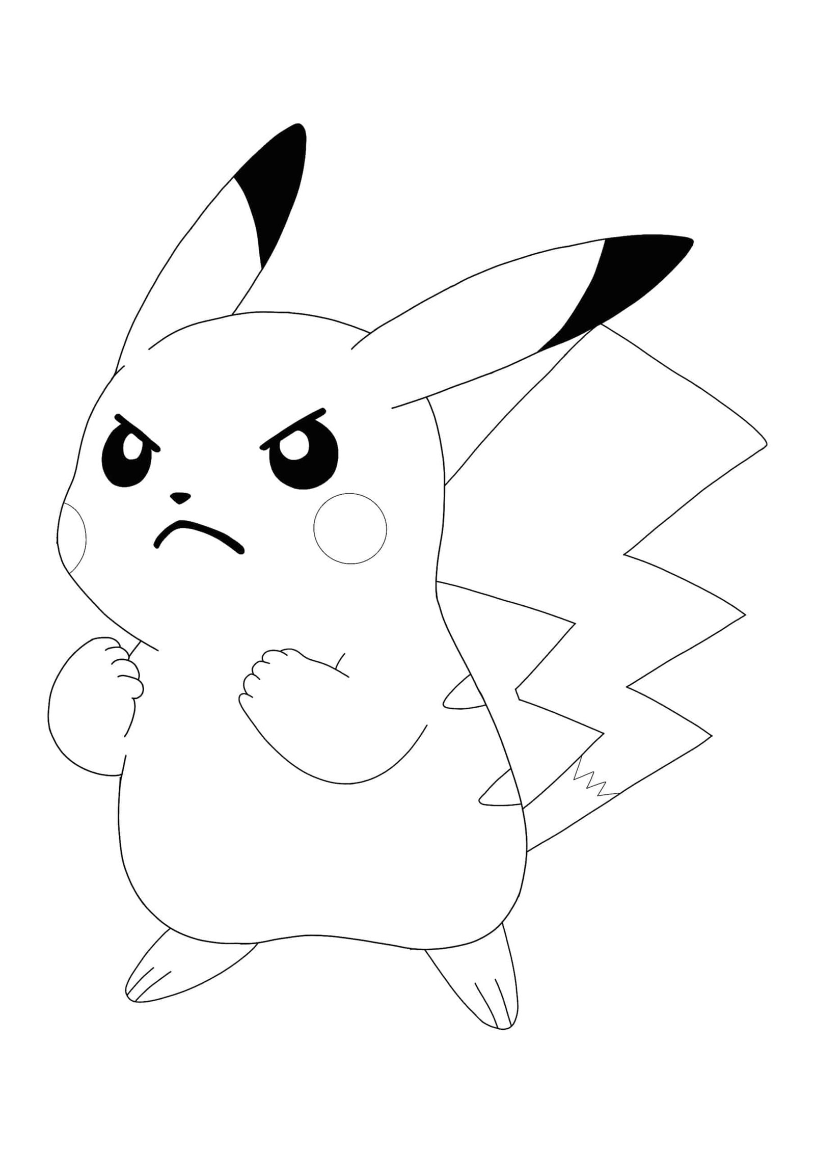 Pokemon Coloring Pages Printable Pikachu