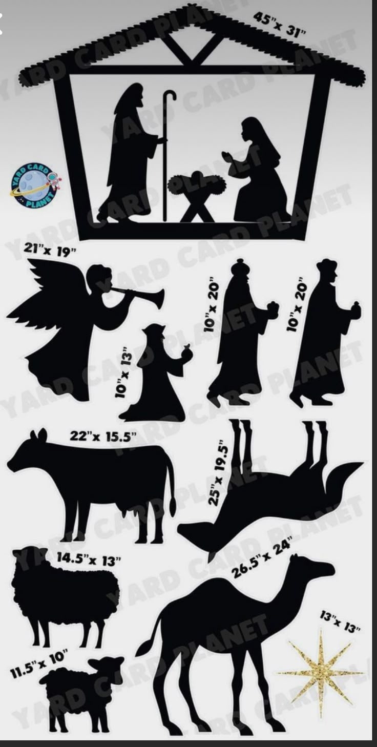 Pin By Mary Bostick On Winter Nativity Scene Silhouette Christmas Nativity Scene Nativity Silhouette