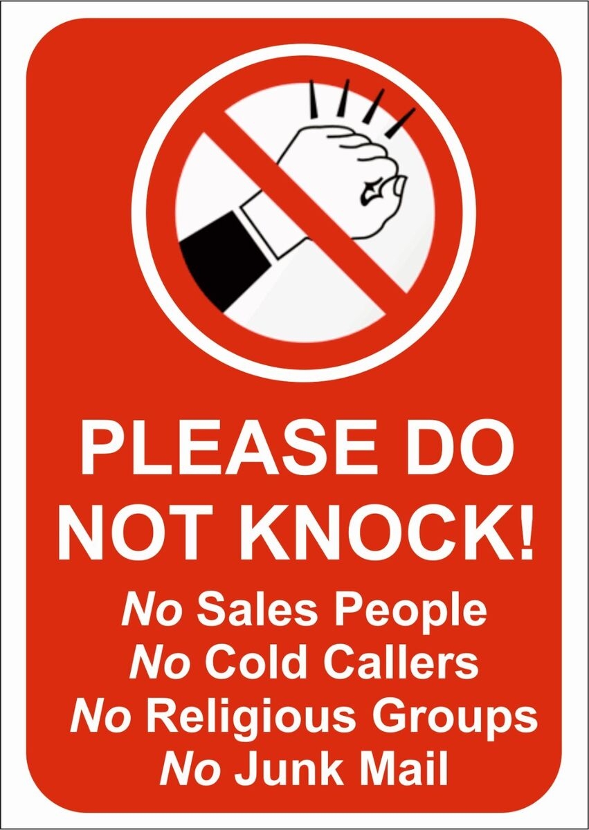 Do Not Knock Sign Printable