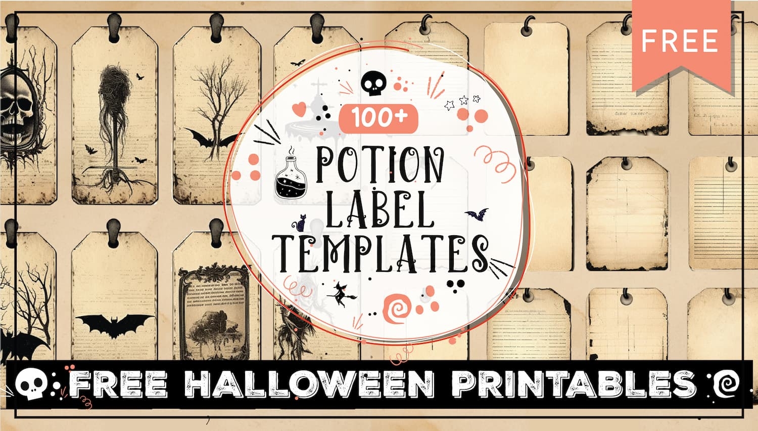 Free Printable Magic Potion Labels