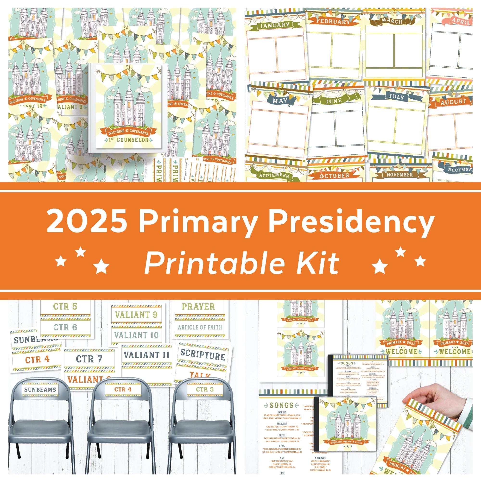 Primary Presidency 2025 Primary Binder Primary Binder Cover Primary Newsletter Doctrine And Covenants LDS Primary 2025 Etsy