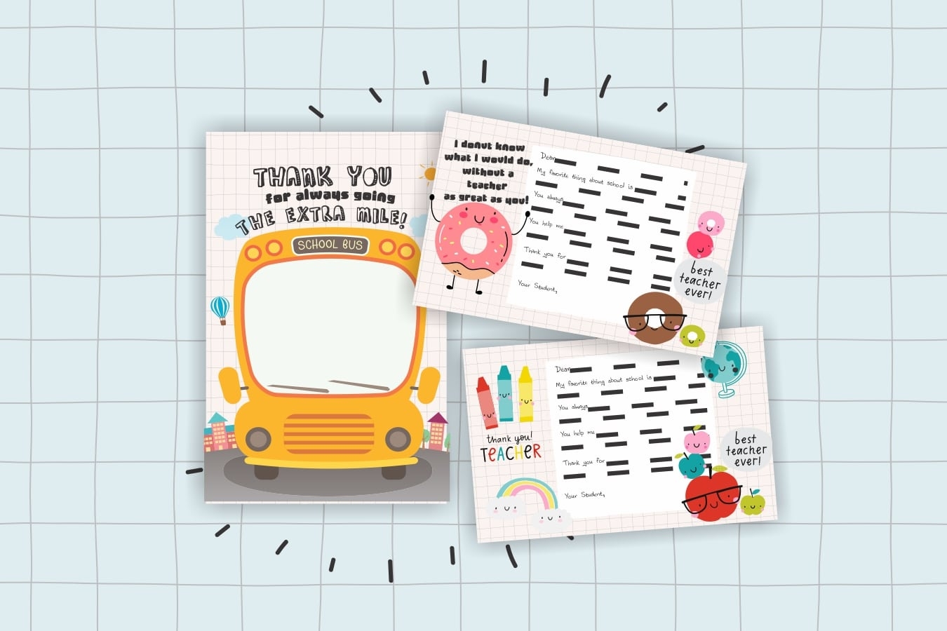 Free Printable Bus Driver Cards
