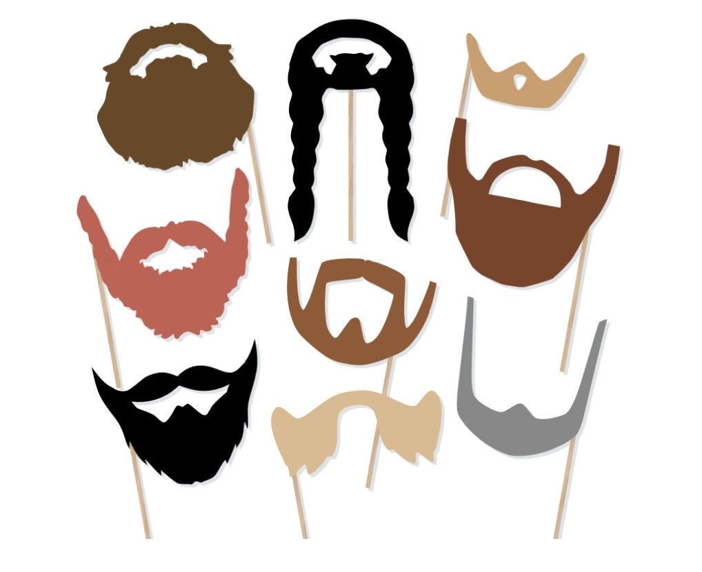 Free Printable Beard Photo Booth Prop