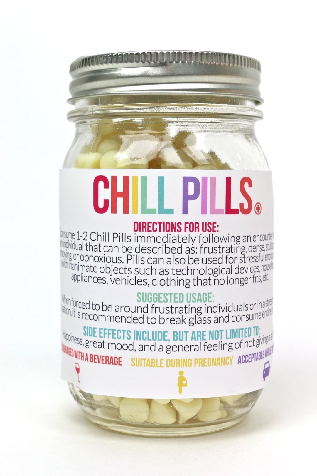 PRINTABLE Chill Pill Labels Chill Pill Jar Labels Easy DIY Gift Ideas Mason Jar Gifts Candy Jar Gift Candy Jar Labels Mason Jar Labels Etsy Australia