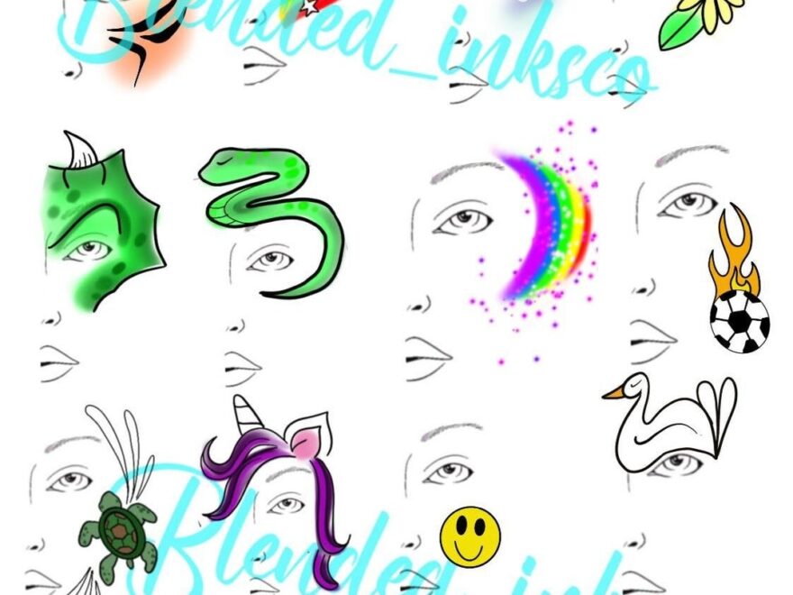 Printable Face Painting Choice Board Etsy UK