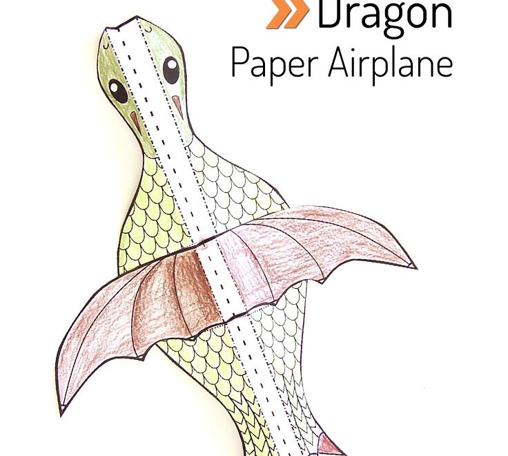 Printable Flying Dragon Craft Create In The Chaos