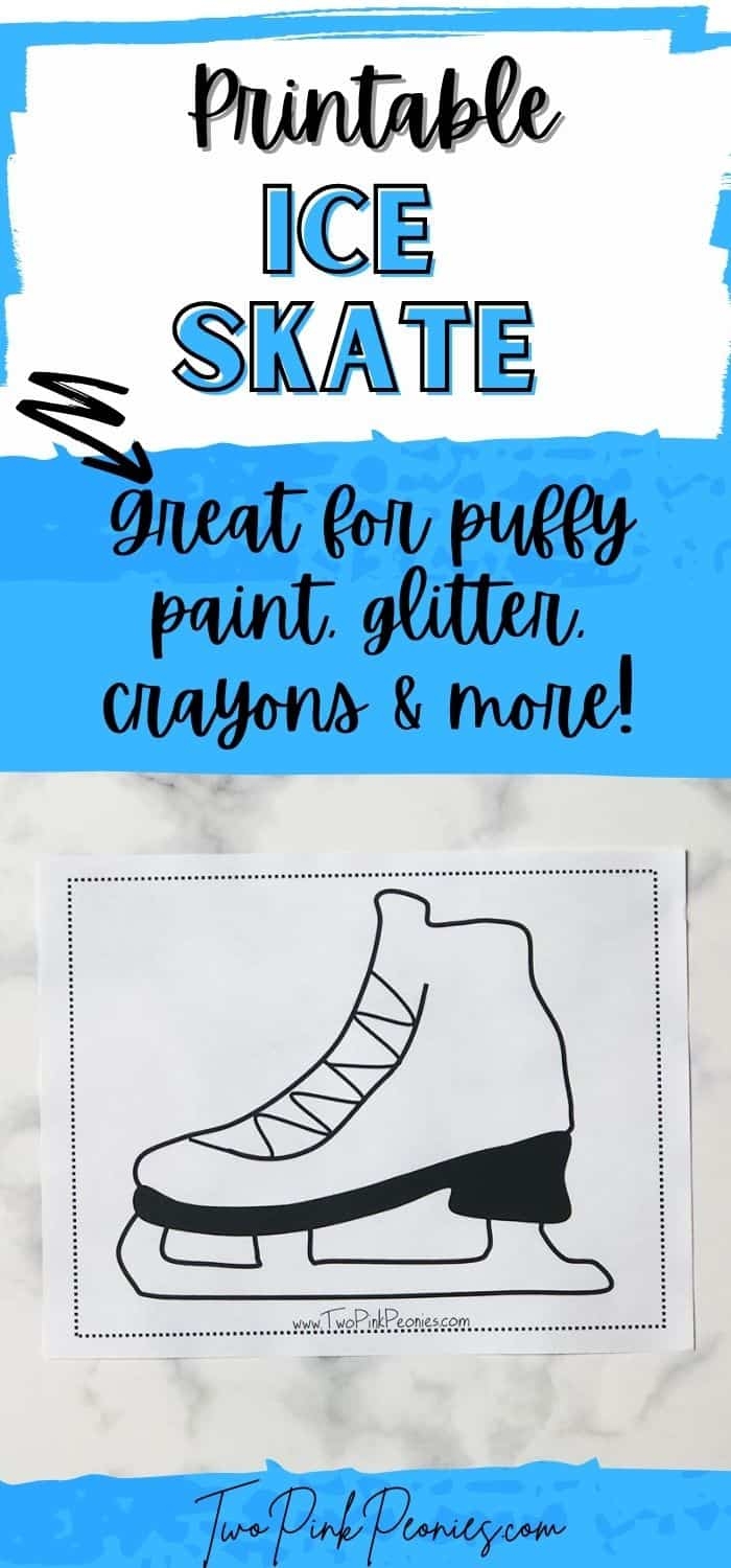 Hockey Skate Template Free Printable