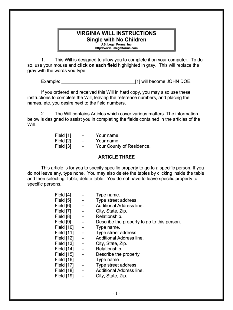 Printable Legal Forms Will Samples And Guides AirSlate SignNow