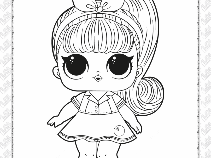 Printable LOL Doll Coloring Pages For Free