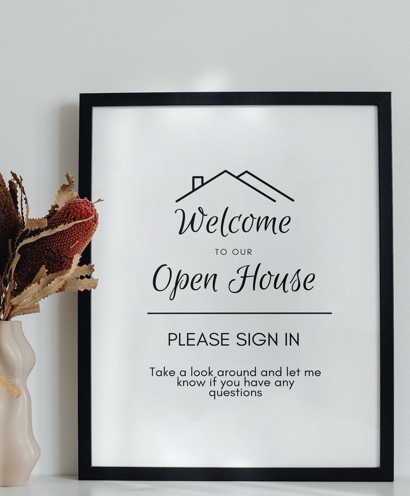 Welcome To Our Open House Printable Sign