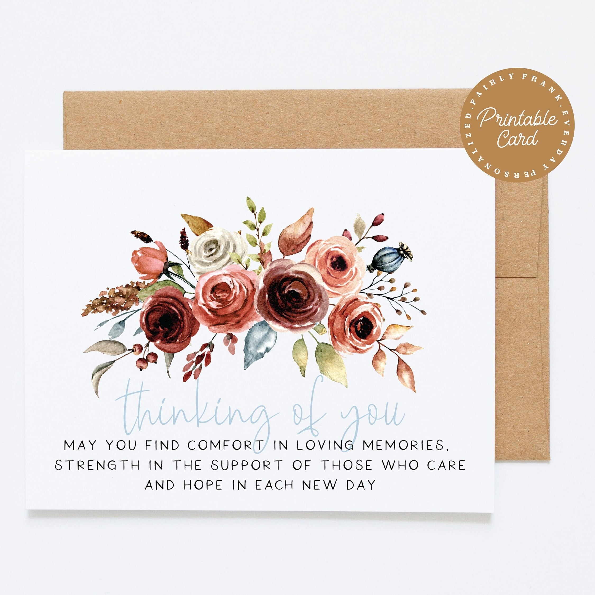 Sorry For Your Loss Card Printable