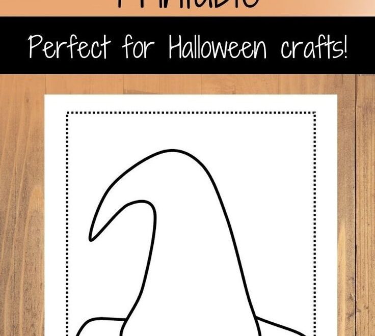 Printable Witch Hat Template