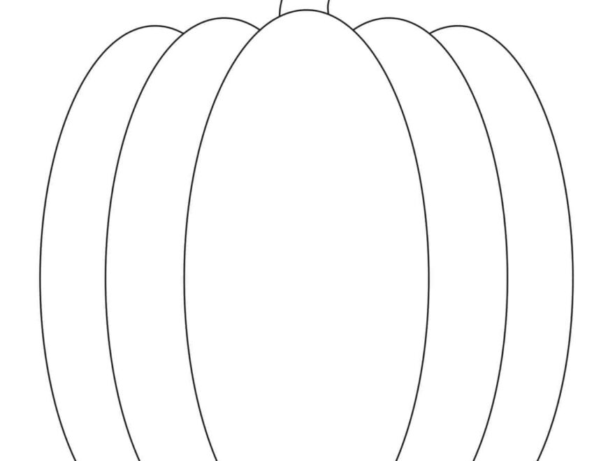 Pumpkin Outline Childhood Magic