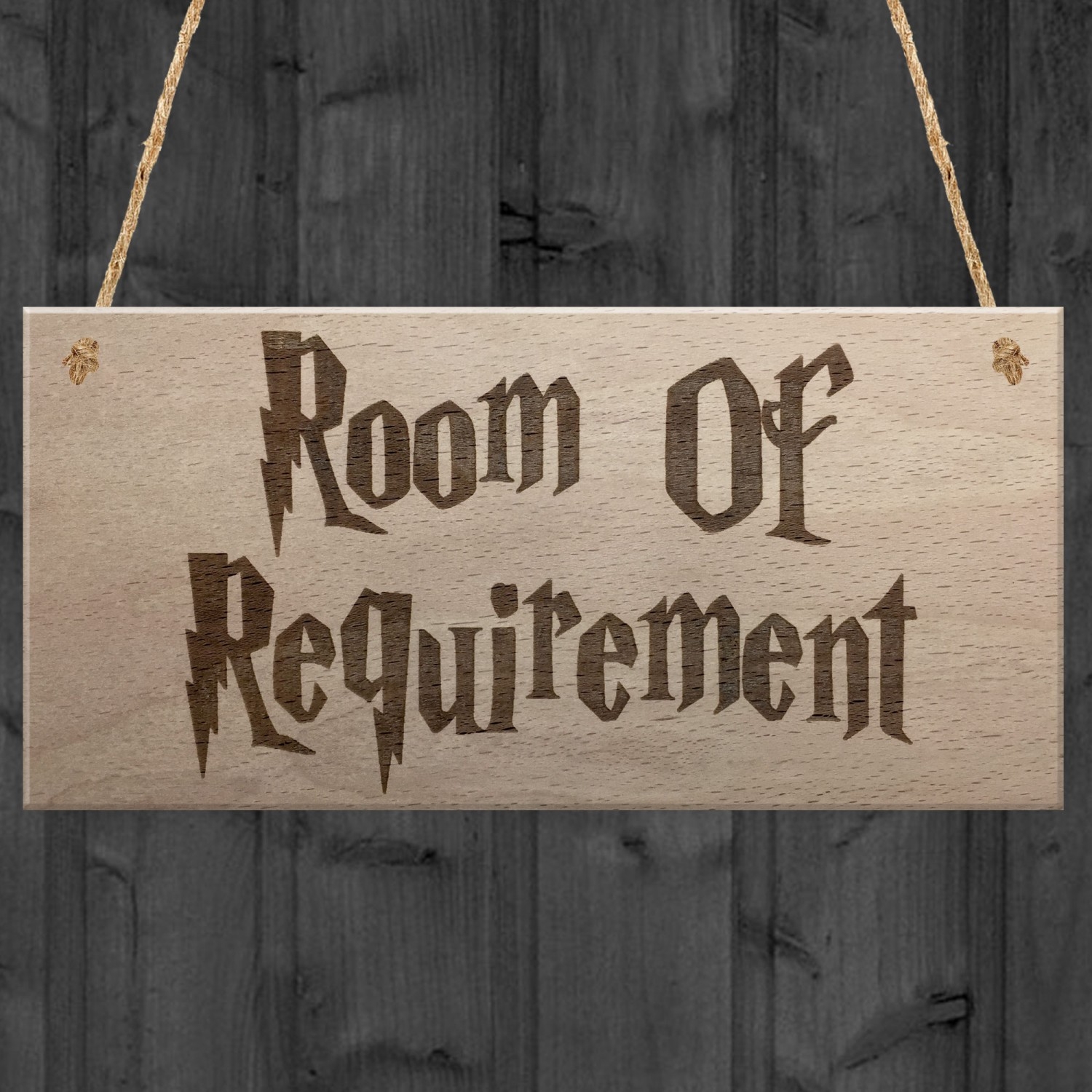 Room Of Requirement Wizardry Hanging Plaque