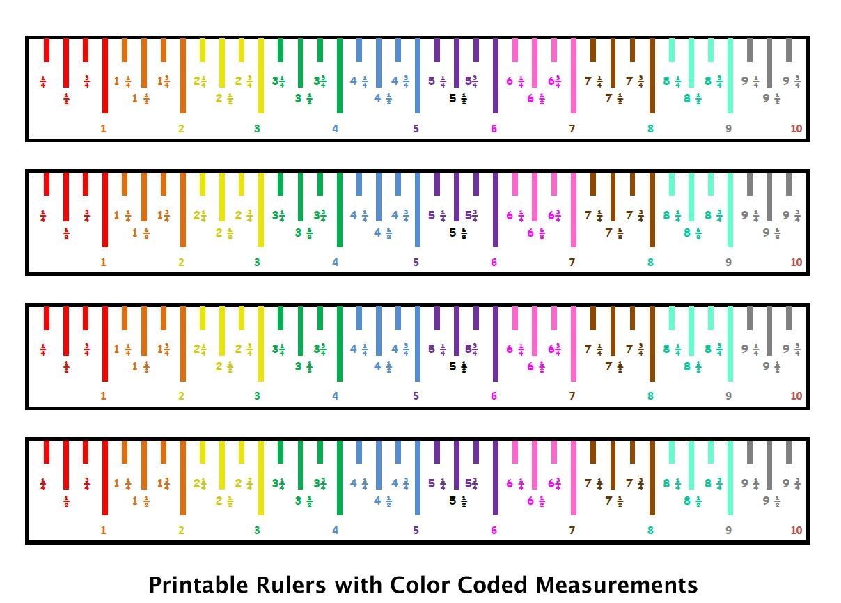 Picture Of 6 Inch Ruler Printable