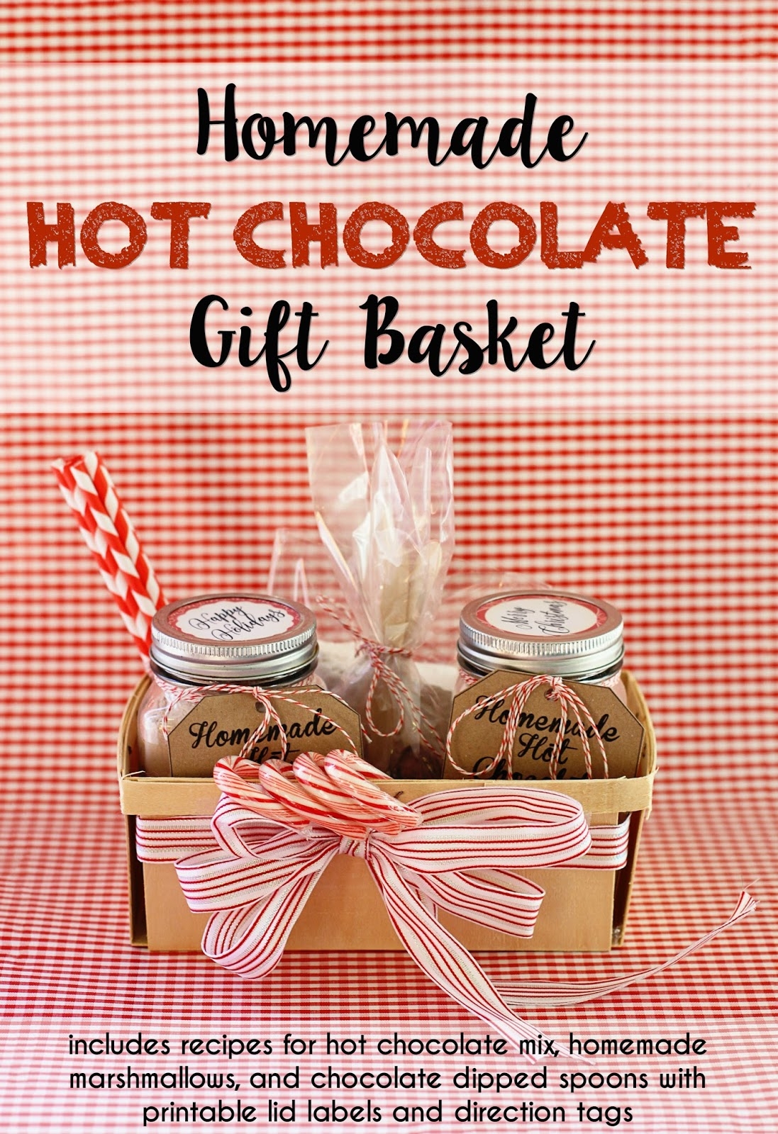 Hot Chocolate Gift Basket Free Printables