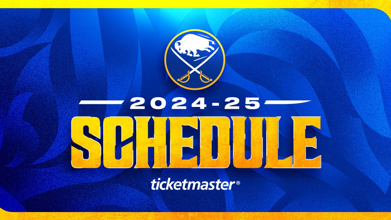 Sabres Announce 2024 25 Schedule Buffalo Sabres