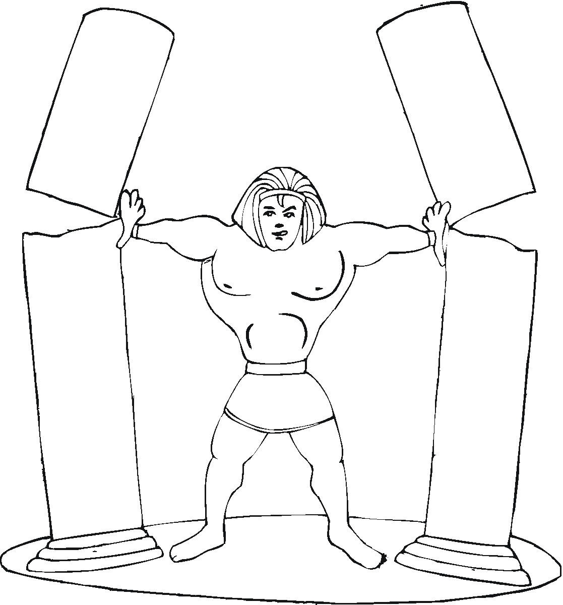Printable Coloring Pages Of Samson