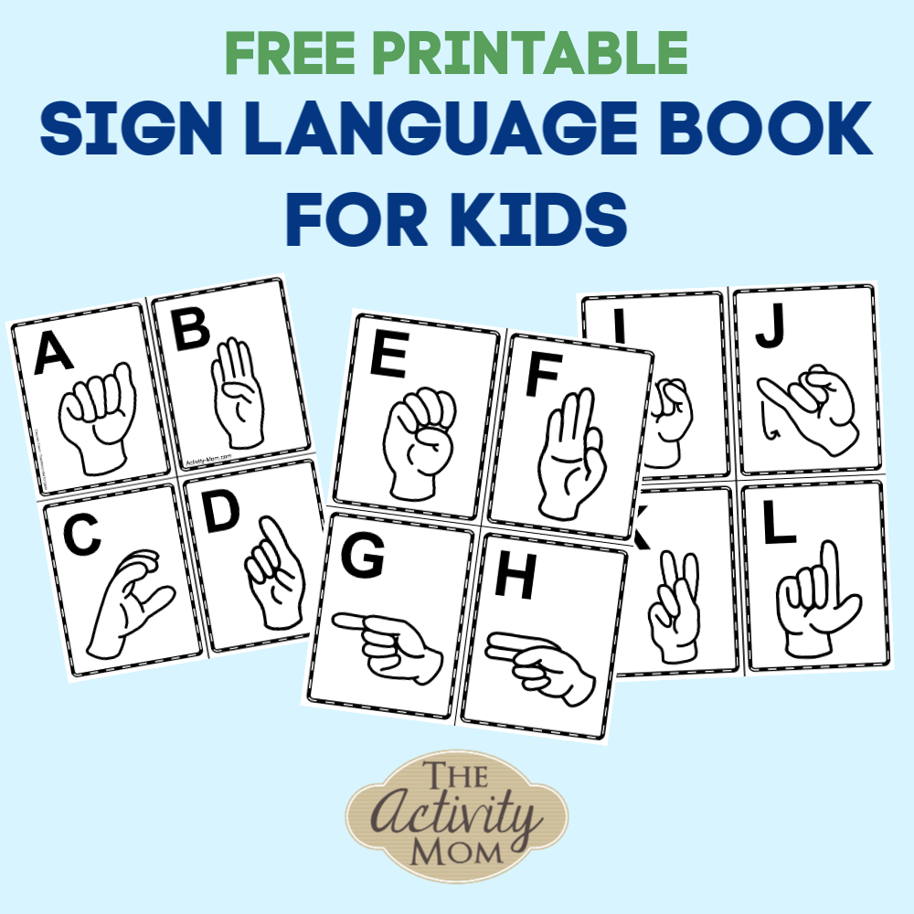 Free Printable American Sign Language Flash Cards