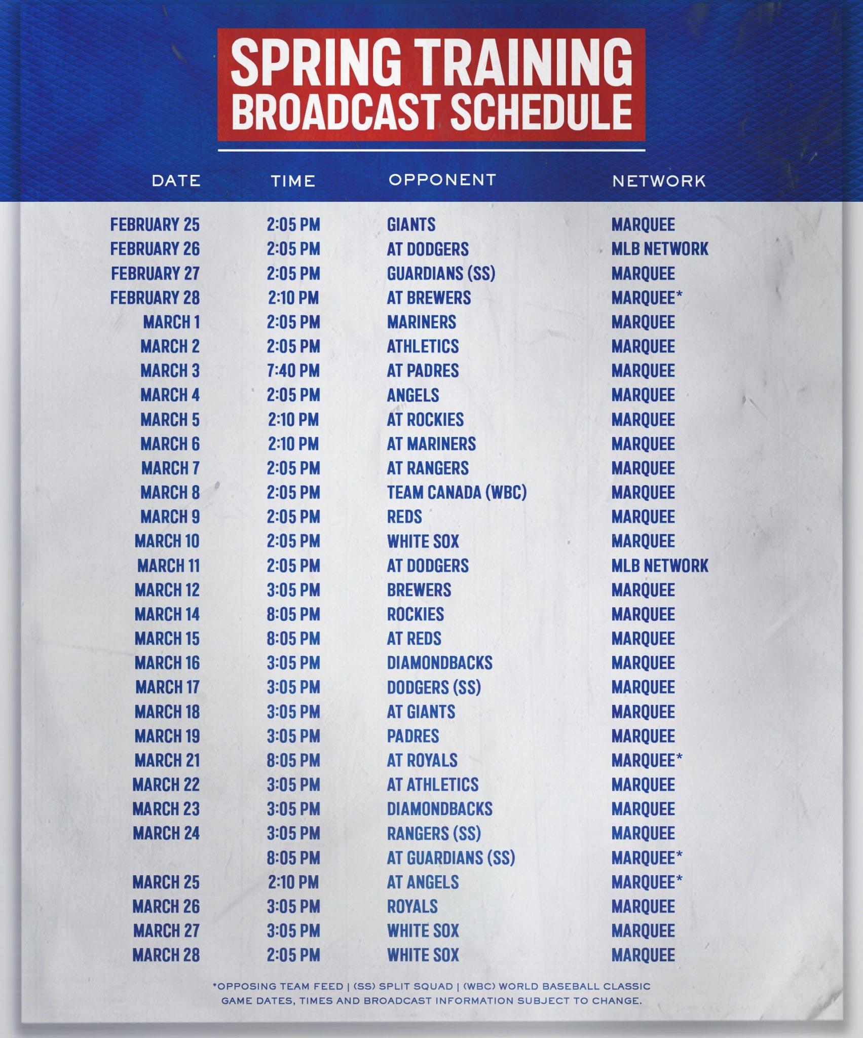 St 2023 Marquee Sports Network Home Of The Cubs Bears Red Stars And Sky