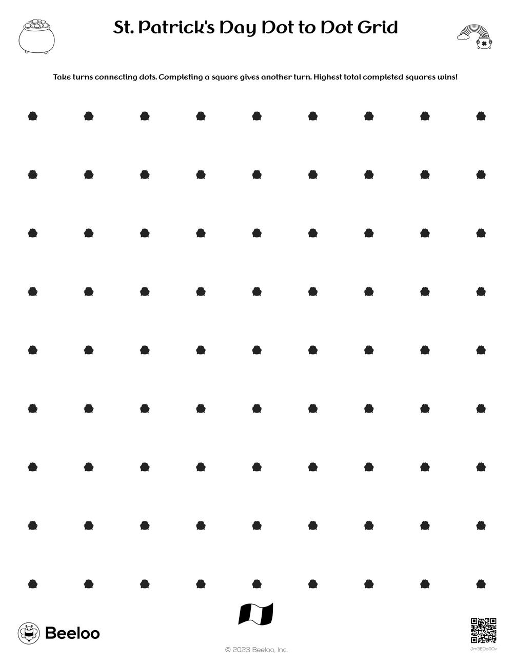 St PatrickS Day Dot To Dot Printable