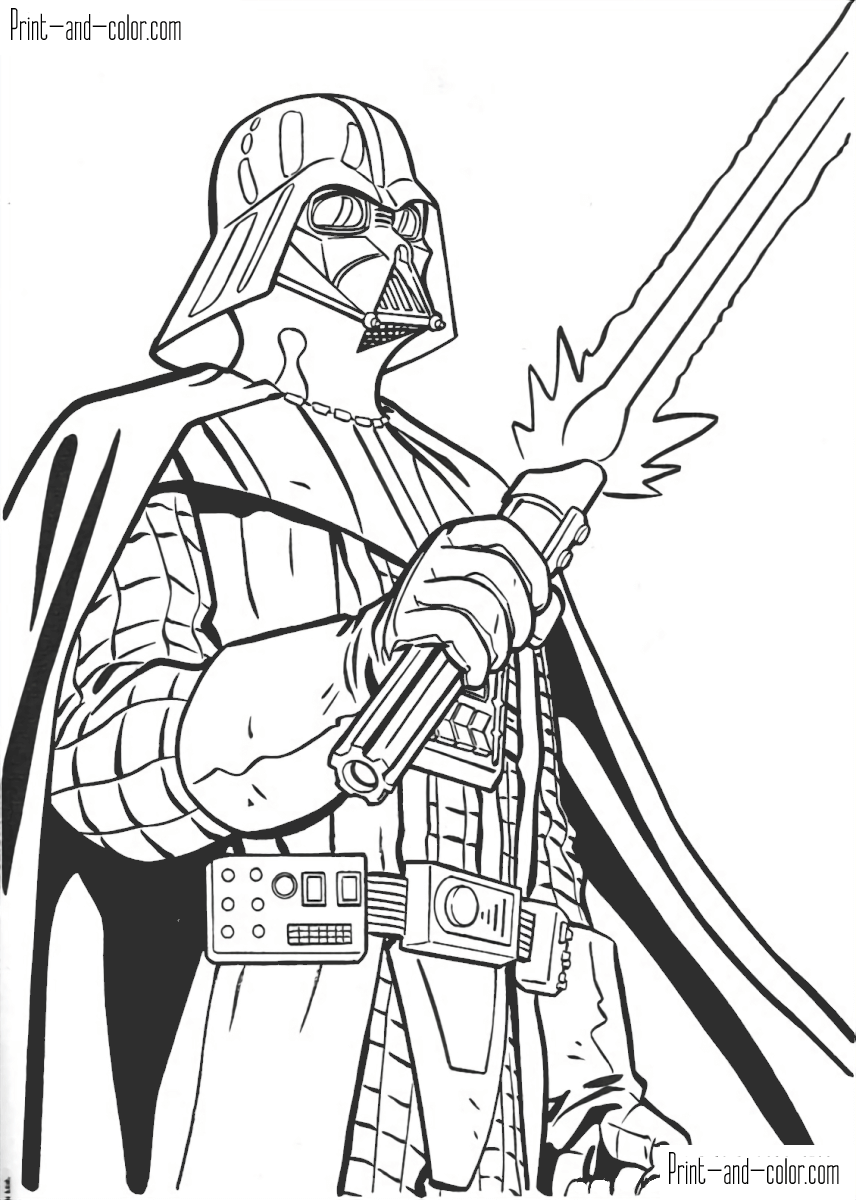 Star Wars Coloring Pages Print And Color