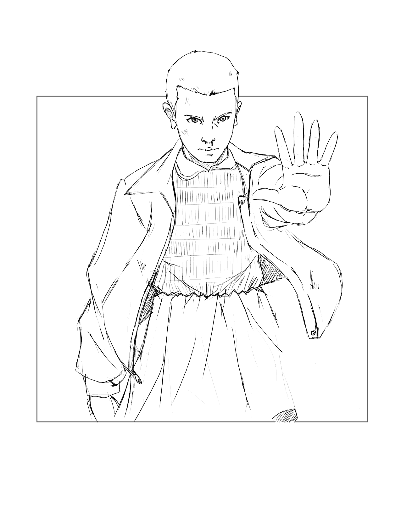 Stranger Things Coloring Pages Printable Coloring Pages FREE
