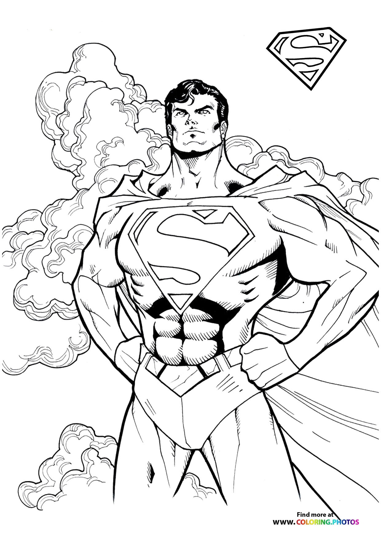 Superman Coloring Pages Free Printable