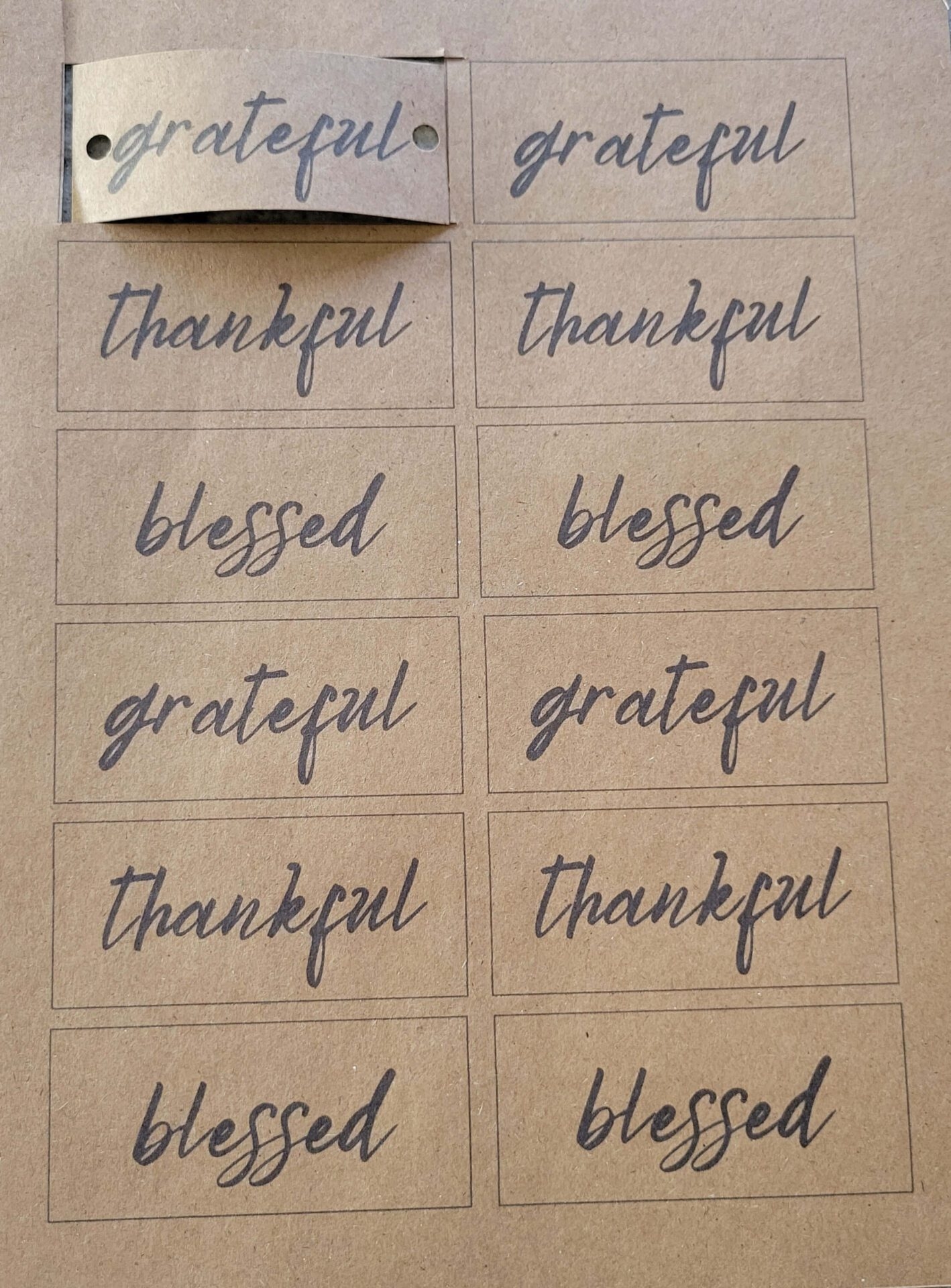 Thanksgiving Printable Napkin Rings 
