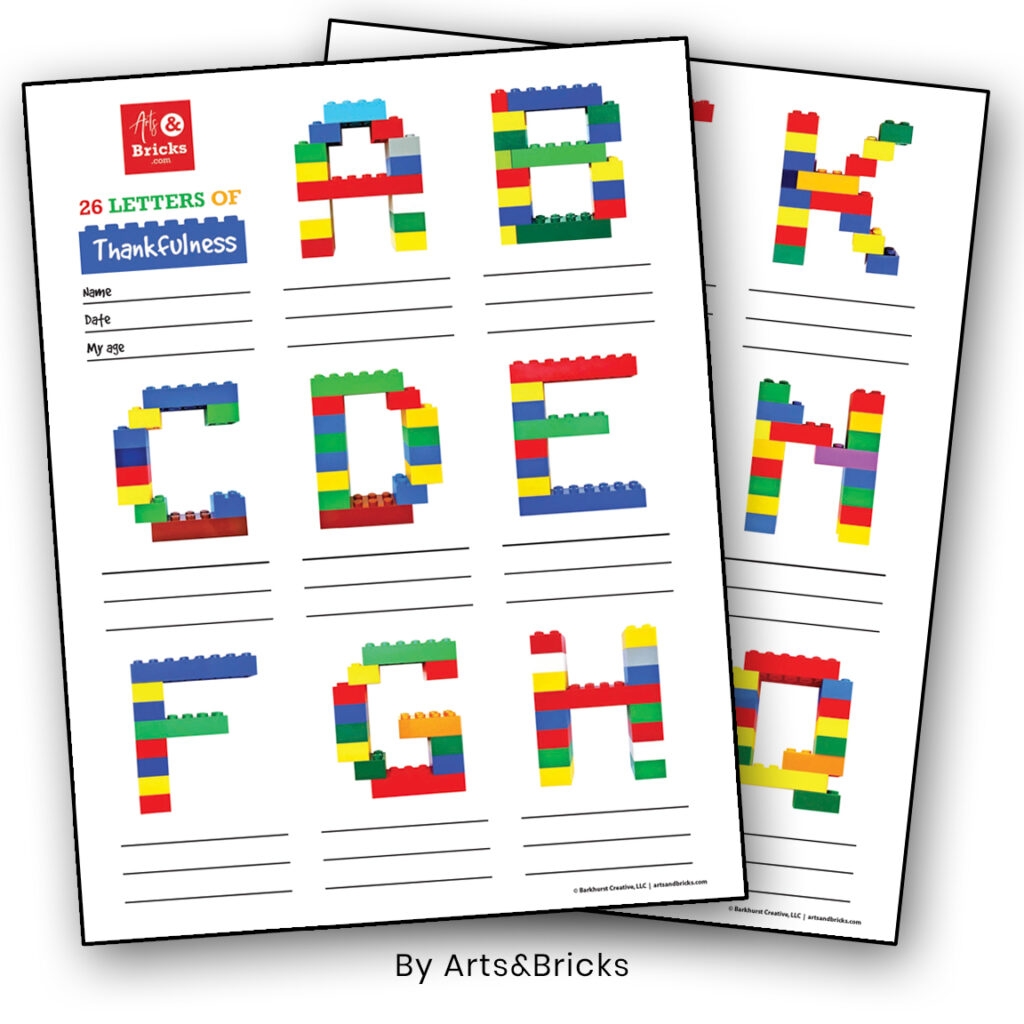 Free Printable Lego Alphabet Letters
