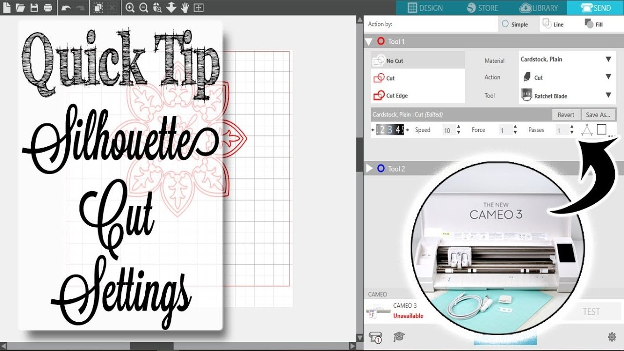 THE BEST Silhouette Cut Settings Quick Tip Tuesday YouTube