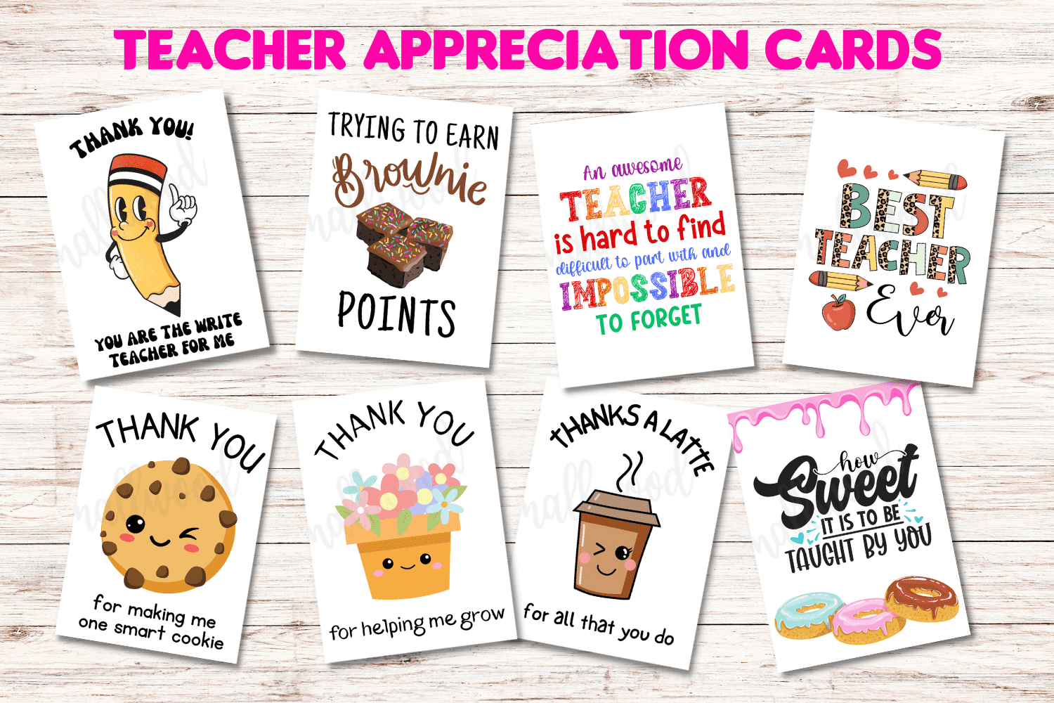 THE BEST Teacher Thank You Cards 21 Free Printables Cassie Smallwood THE BEST Teacher Thank You Cards 21 Free Printables Cassie Smallwood