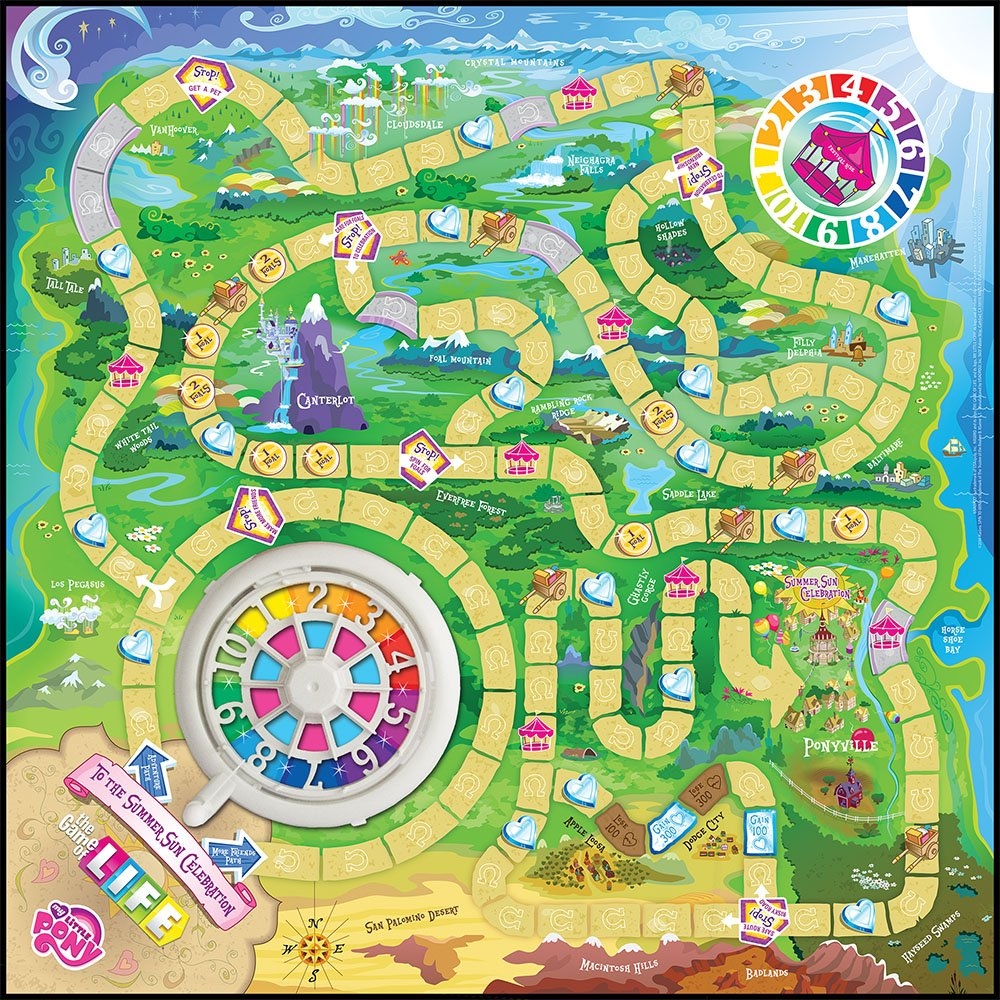 THE GAME Of LIFE My Little Pony Amazon de Toys