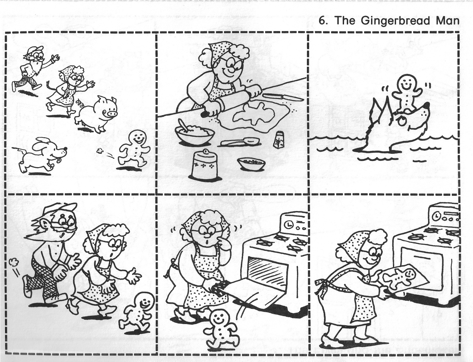 Gingerbread Man Story Printable Free