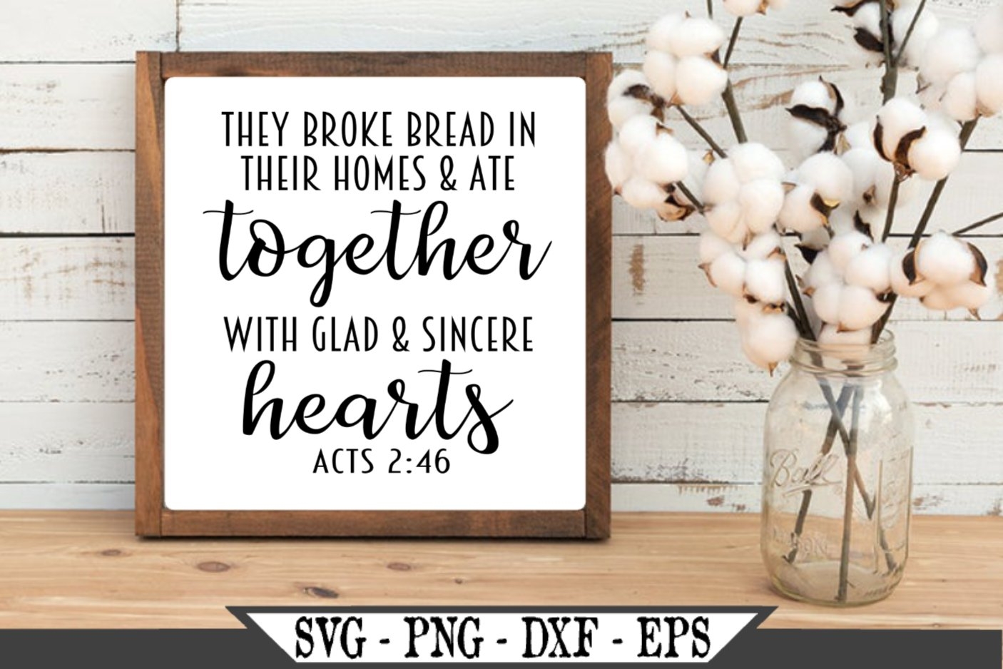 They Broke Bread In Their Homes SVG 489505 