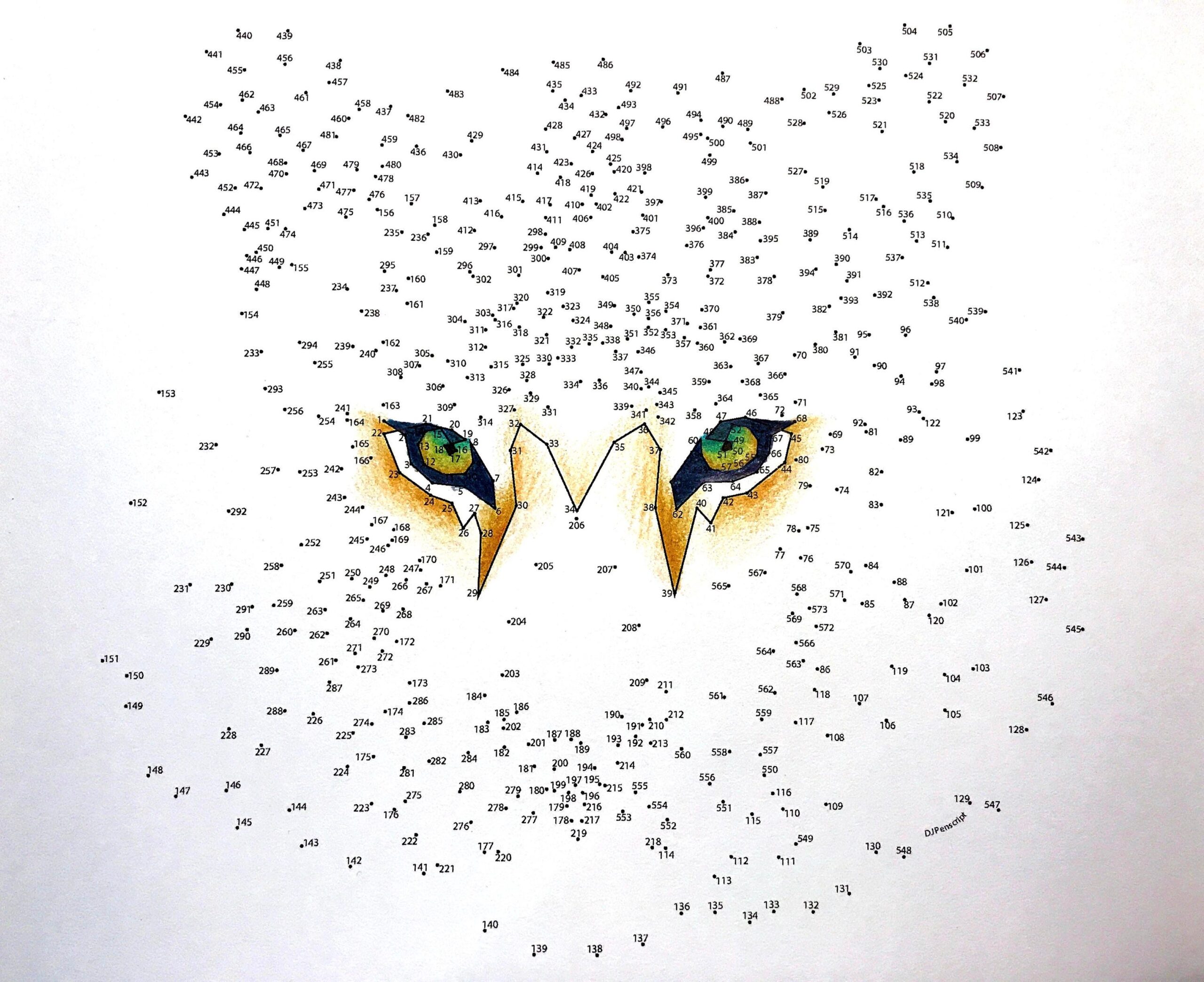 Tiger Extreme Dot To Dot PDF Activity And Coloring Page Etsy New Zealand