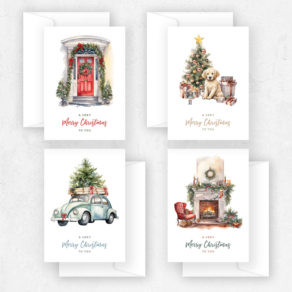 Traditions Set Christmas Greeting Cards Uncover Local
