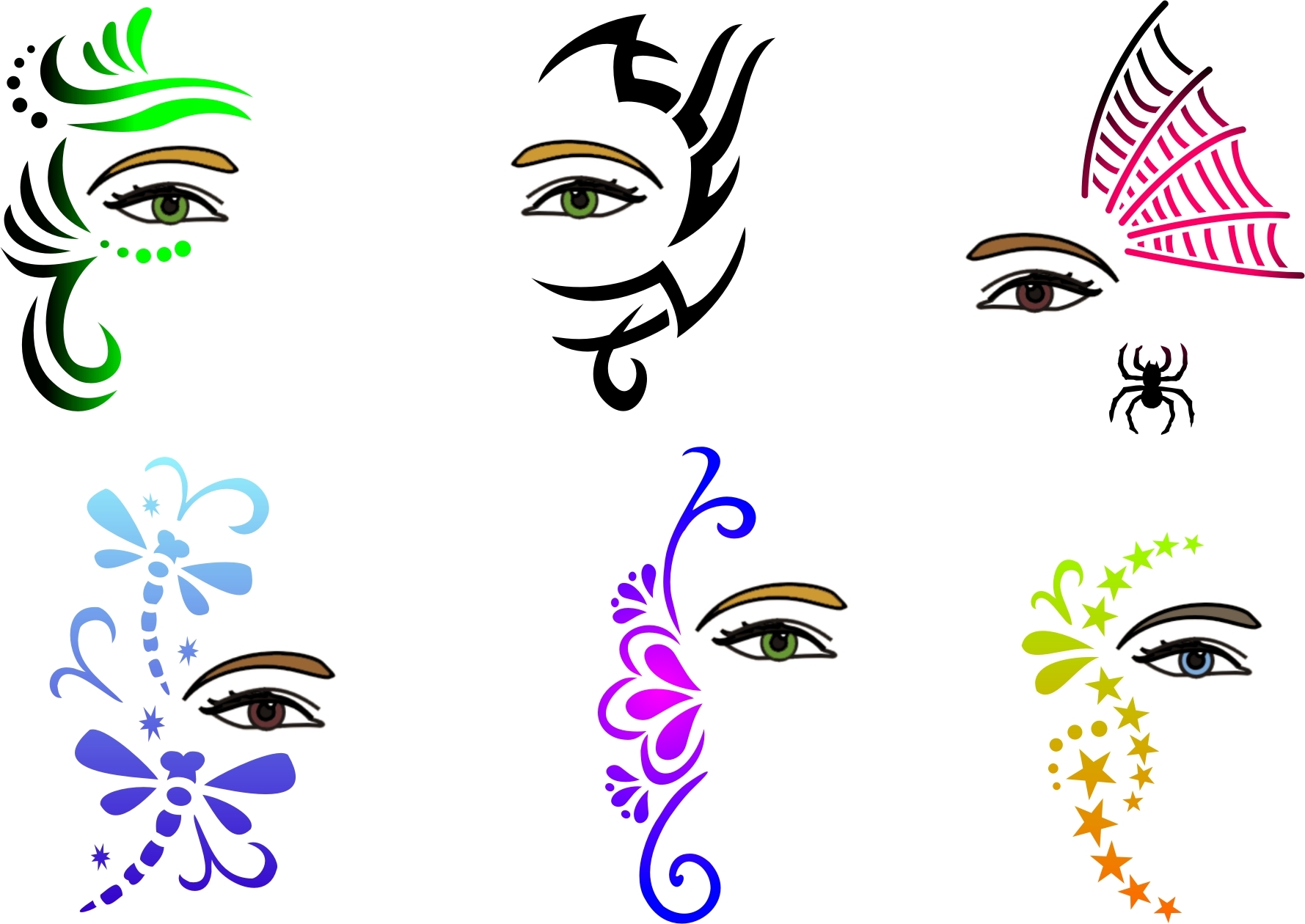 Face Painting Templates Free Printable