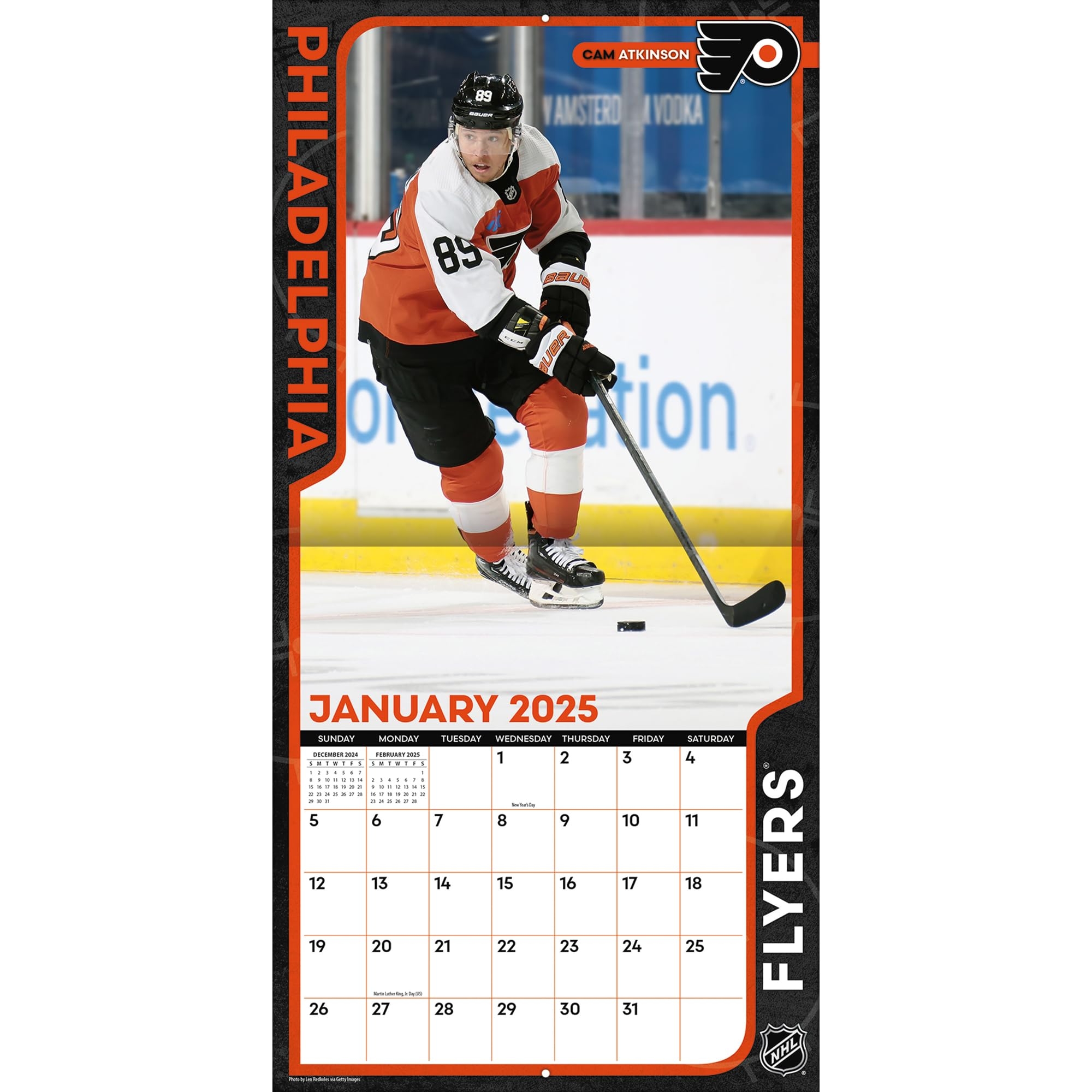 TURNER SPORTS Philadelphia Flyers 2025 12x12 Team Wall Calendar 25998011951 Amazon co uk Stationery Office Supplies