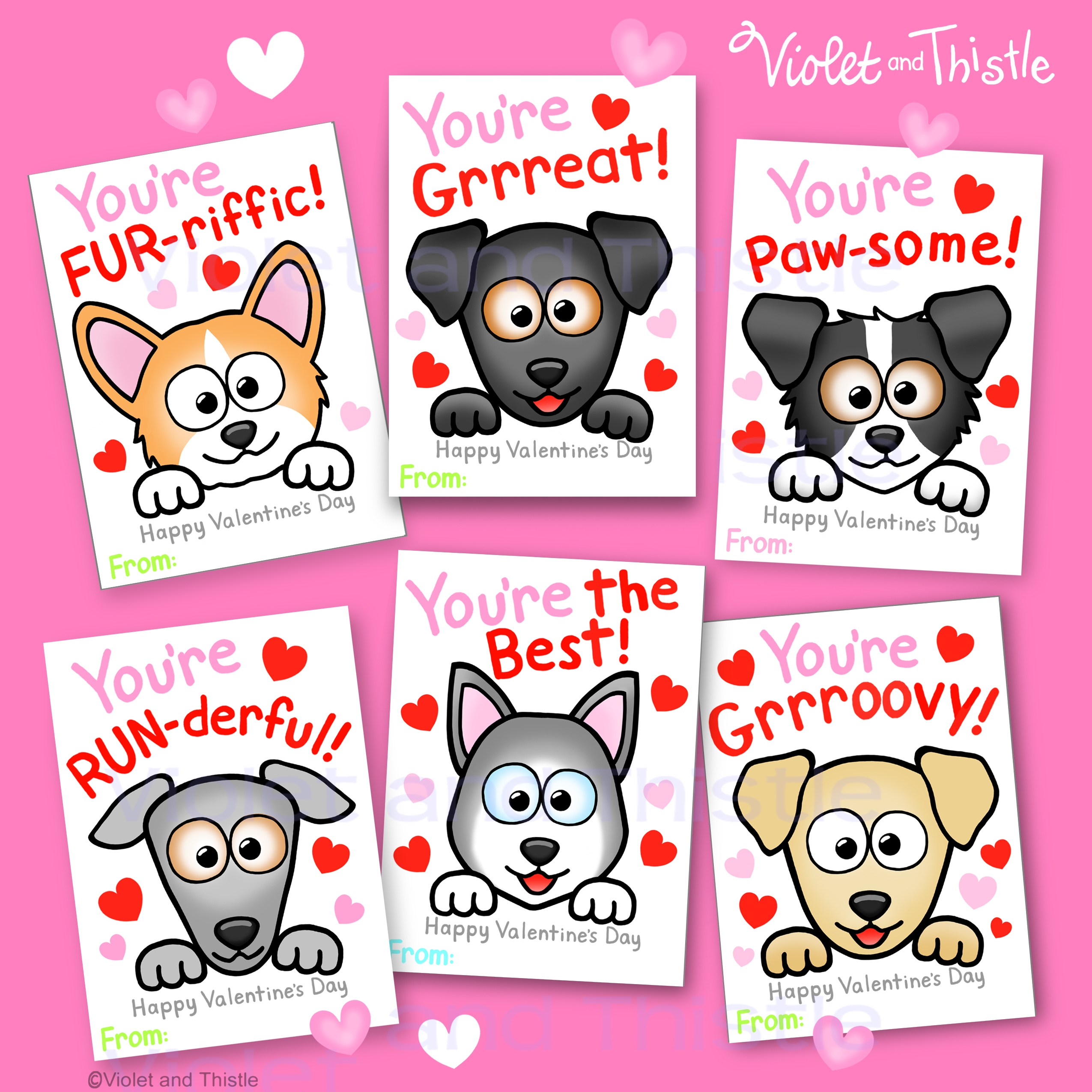 Printable Valentine Cards For Students From Teachers