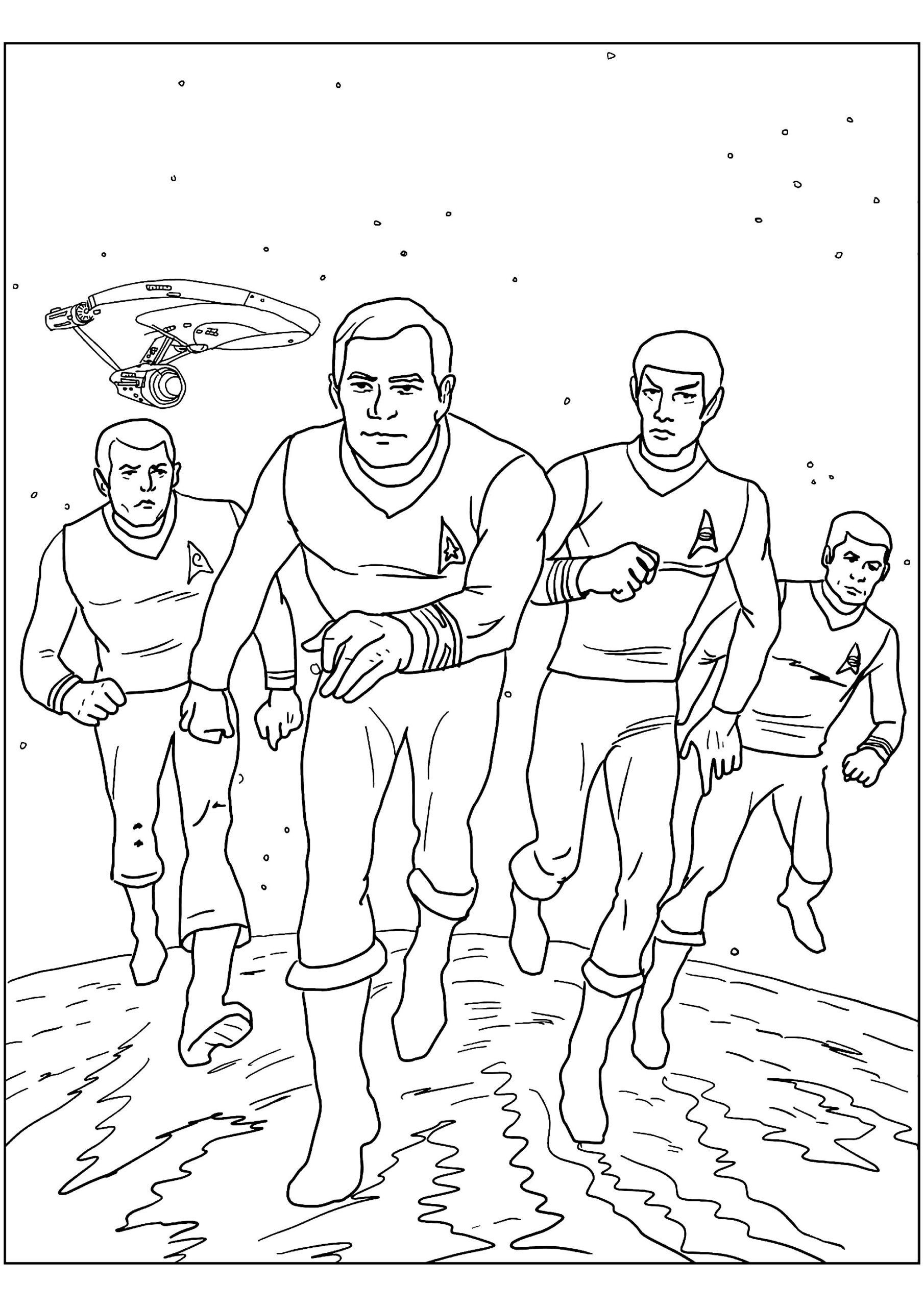 Star Trek Coloring Pages Printable