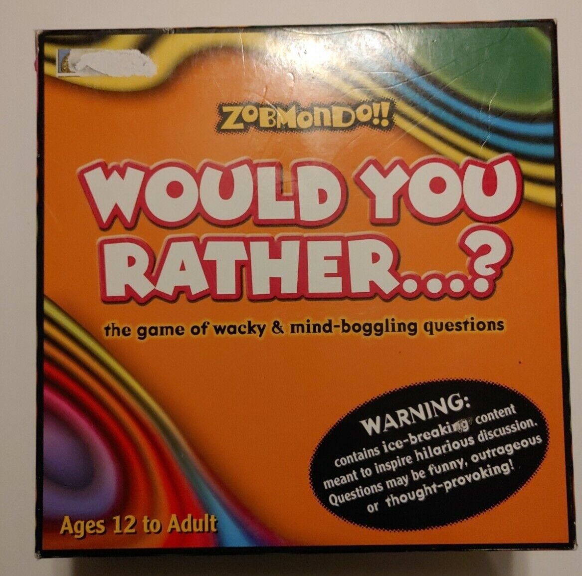 Would You Rather Board Game COMPLETE With Printed Instructions EBay